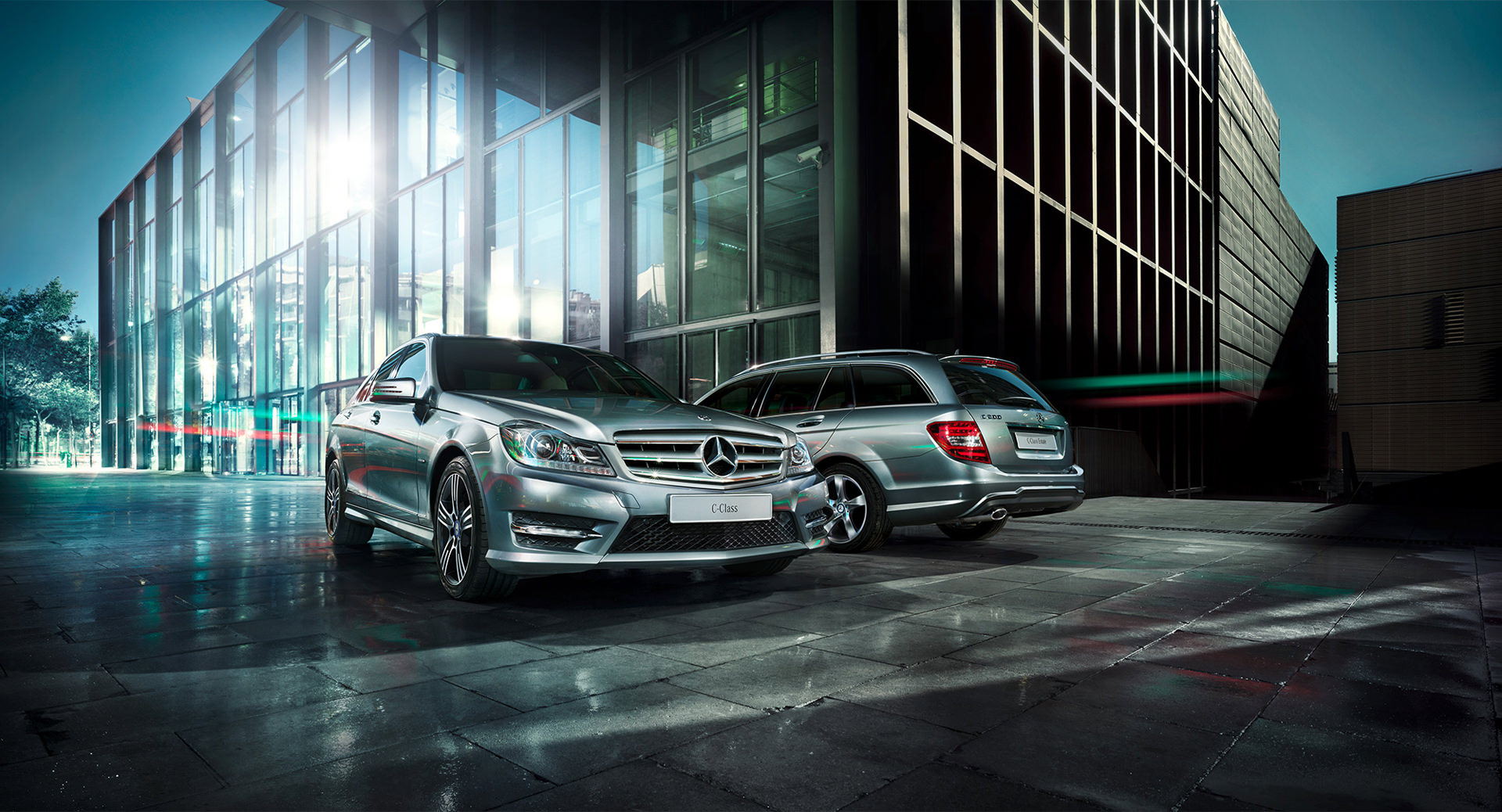 Mercedes-Benz C-Klasse, JvM, anke luckmann, www.ankeluckmann.com, kai tietz, gloss, c class, silver, architecture, business, range