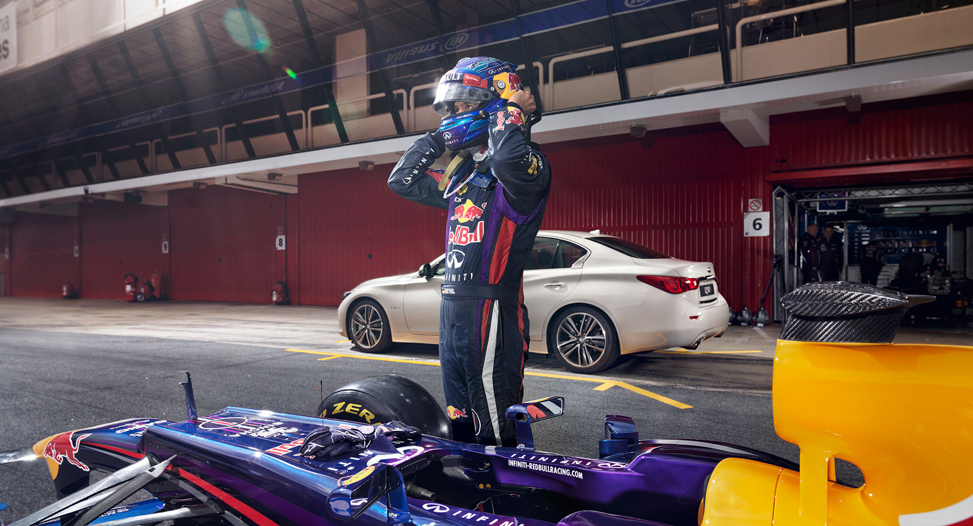 ©ankeluckmann1056p, Infiniti, Q50, Sebastian Vettel, f1, formula 1, anke luckmann, Kai Tietz, barcelona, circuit de catalunya,