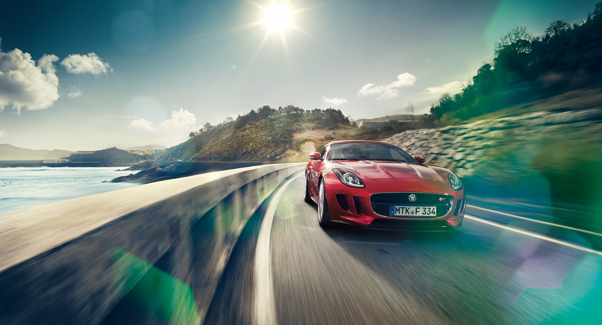 GQ Germany Jaguar F Type, Jaguar F-Type, transportation, anke luckmann, gq, Kai Tietz, www.ankeluckmann.com, editorial, conde nast verlag, red, recom, driving