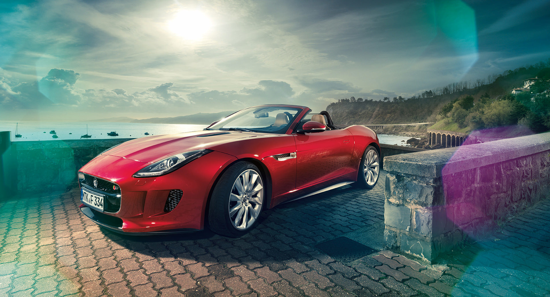 GQ Germany Jaguar F Type, Jaguar F-Type, transportation, anke luckmann, gq, Kai Tietz, www.ankeluckmann.com, editorial, conde nast verlag, red, recom