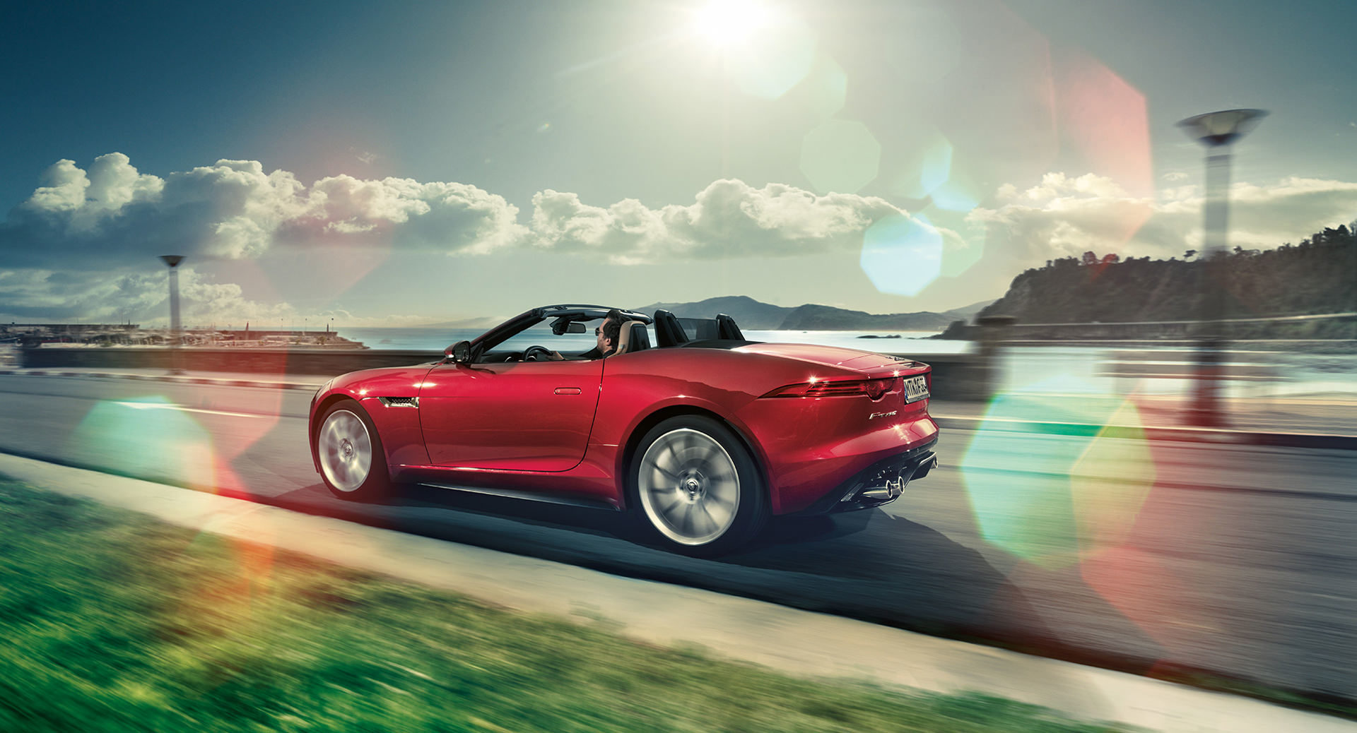 GQ Germany Jaguar F Type, Jaguar F-Type, transportation, anke luckmann, gq, Kai Tietz, www.ankeluckmann.com, editorial, conde nast verlag, red, recom, driving