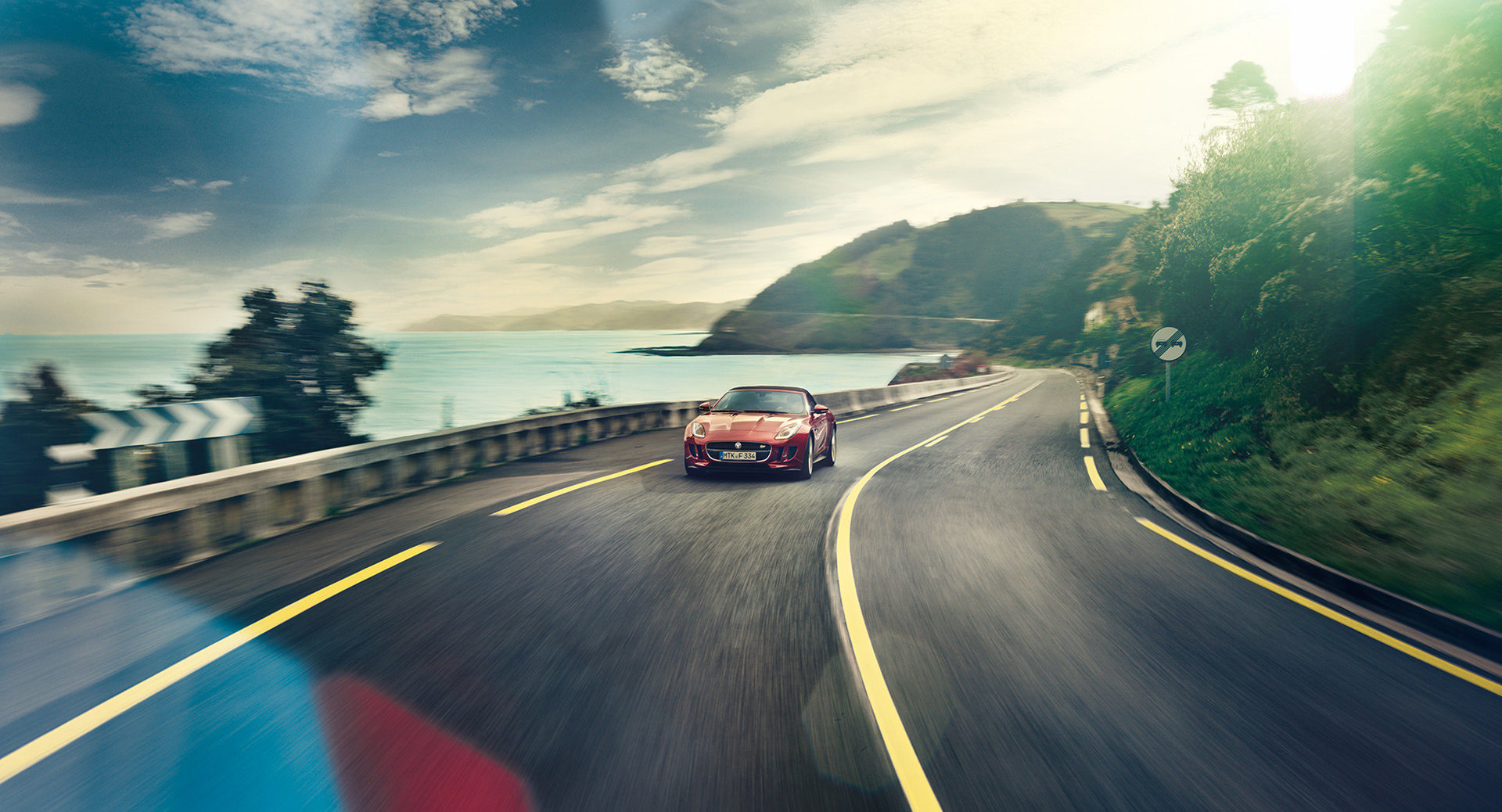 GQ Germany Jaguar F Type, Jaguar F-Type, transportation, anke luckmann, gq, Kai Tietz, www.ankeluckmann.com, editorial, conde nast verlag, red, recom, driving