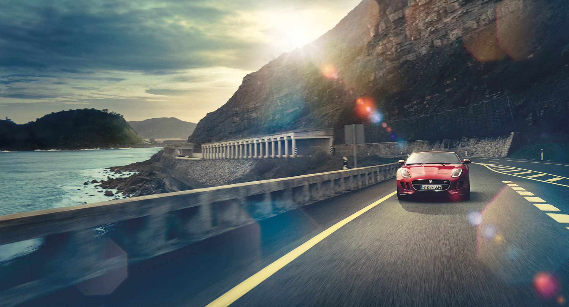 GQ Germany Jaguar F Type, Jaguar F-Type, transportation, anke luckmann, gq, Kai Tietz, www.ankeluckmann.com, editorial, conde nast verlag, red, recom, driving