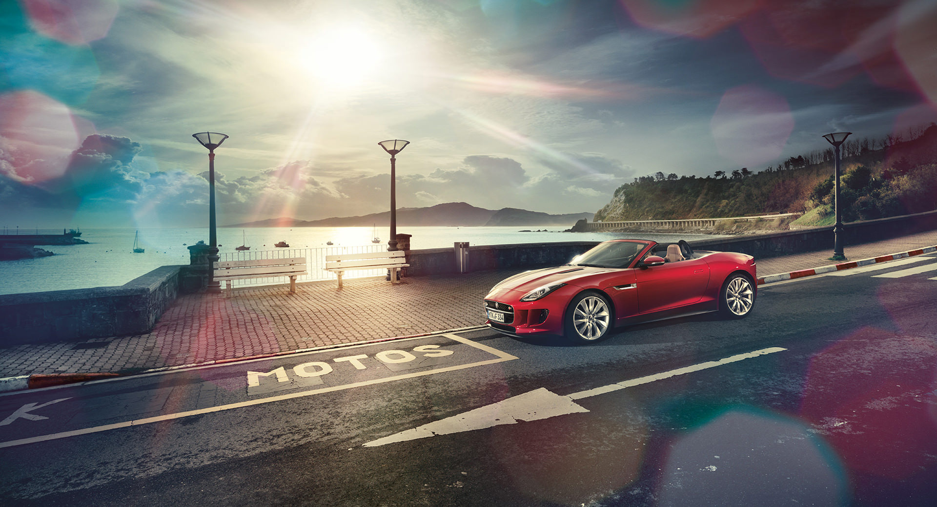 GQ Germany Jaguar F Type, Jaguar F-Type, transportation, anke luckmann, gq, Kai Tietz, www.ankeluckmann.com, editorial, conde nast verlag, red, recom