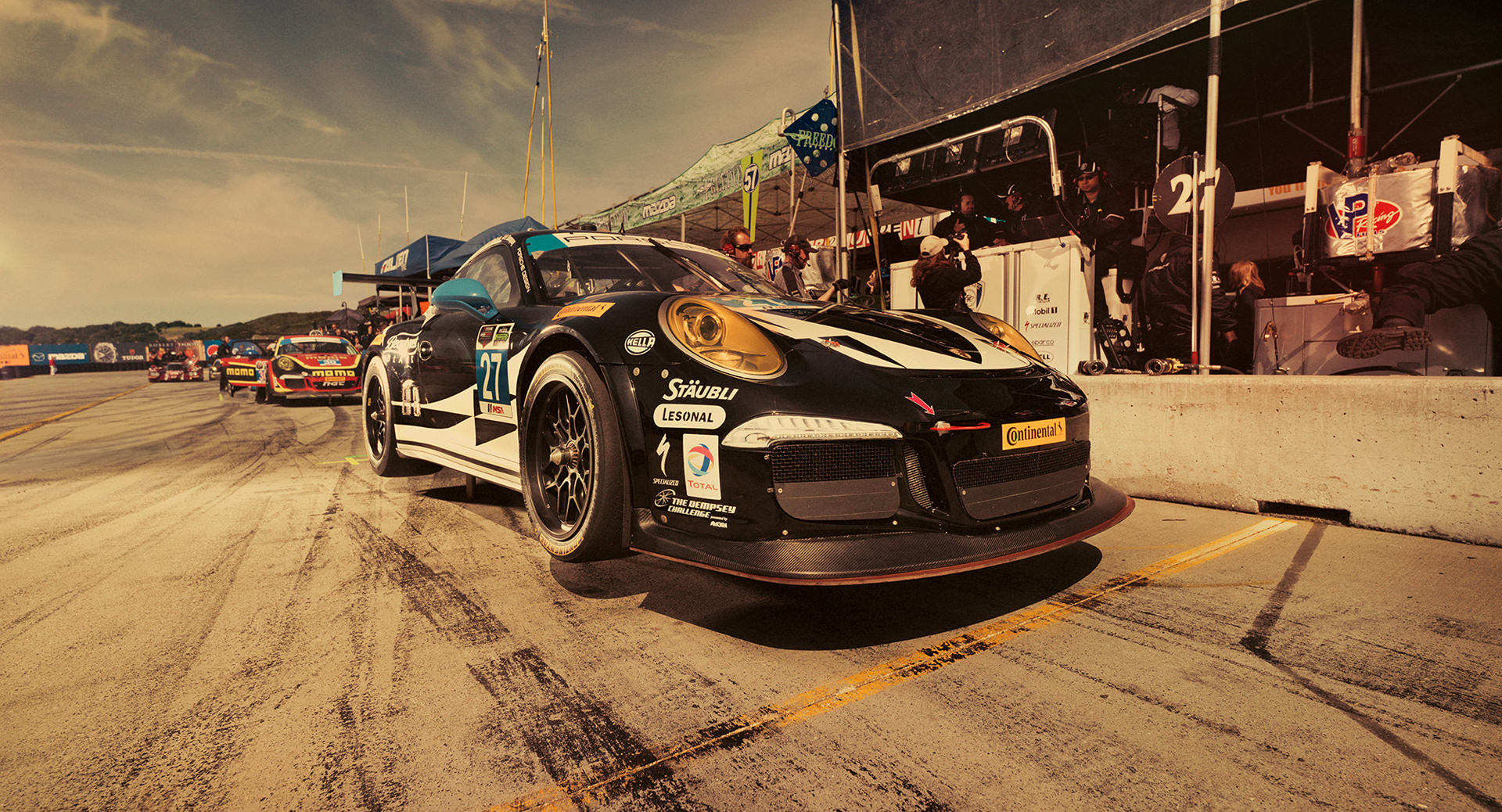 ©ankeluckmann1252p, people, racing, portrait, usa, monterey, california, porsche, gq, patrick dempsey, anke luckmann, kai tietz, www.ankeluckmann.com, elisabeth winter