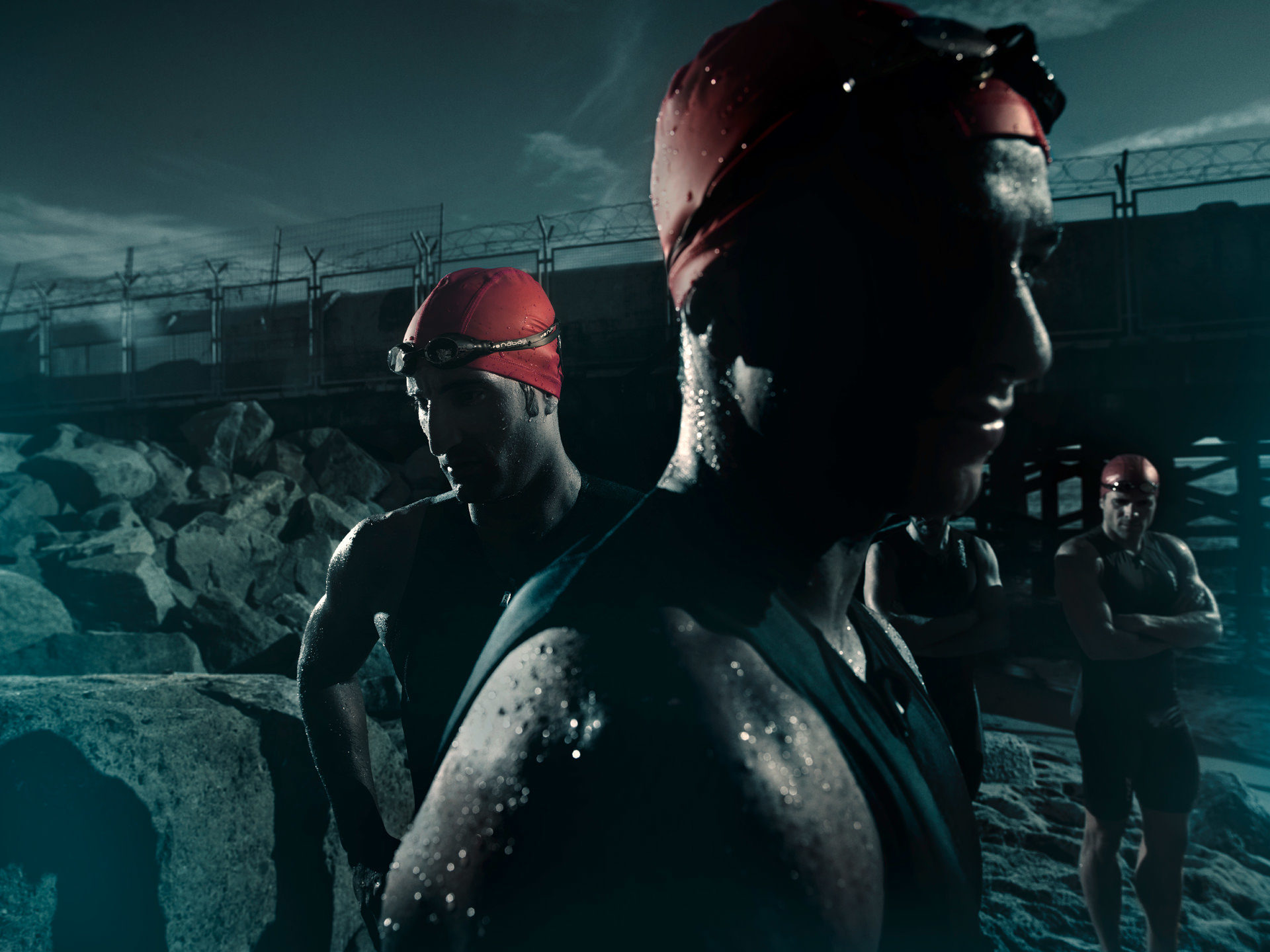 Audi Magazine, Audi quattro film, barcelona, transportation, audi, anke luckmann, kai tietz, www.ankeluckmann.com, loved, triathlon, sport, swimmer, sea