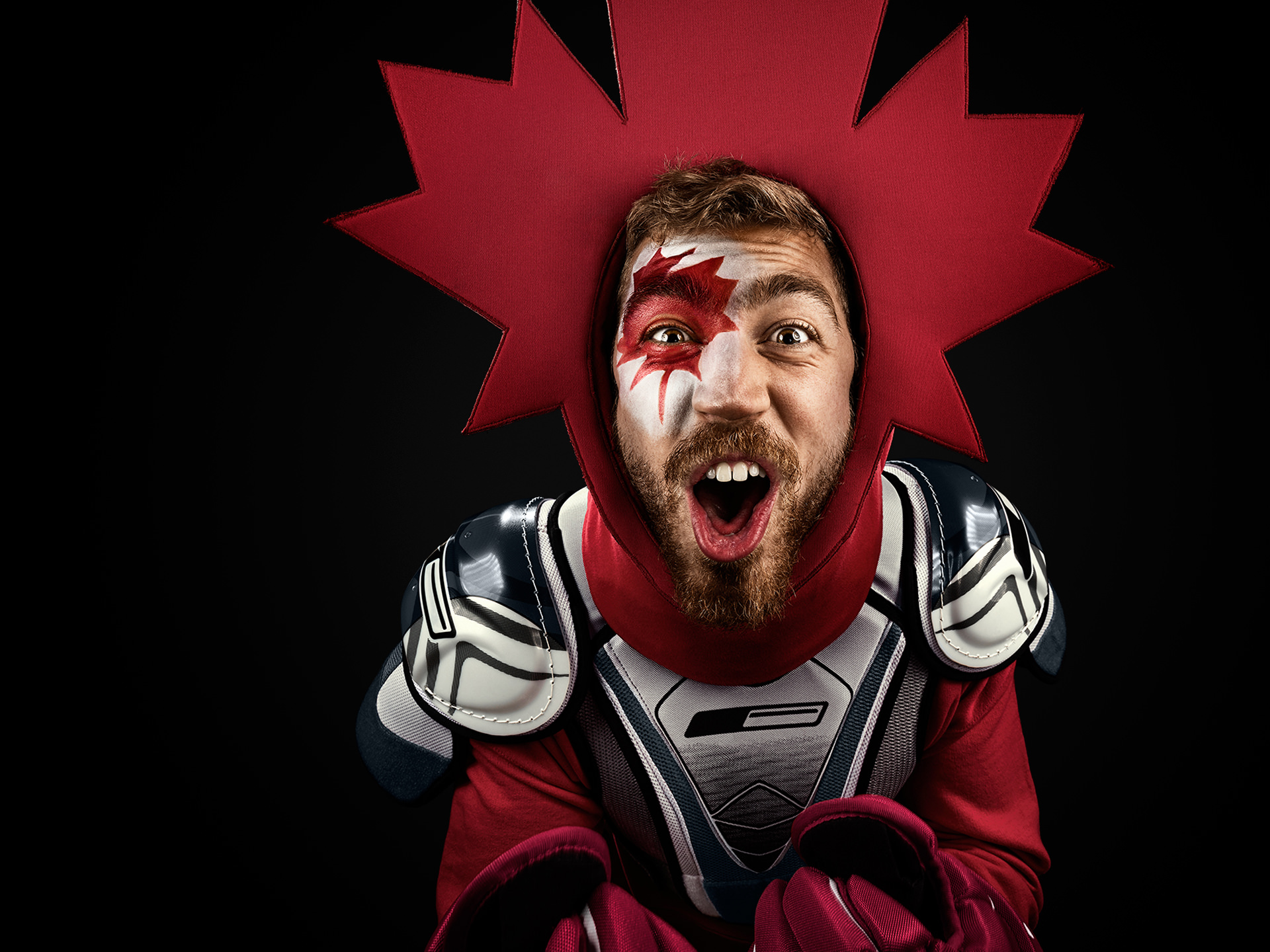 Skoda Faces, Skoda; Icehockey; Portaits; Studio; Fallon; Kai Tietz, World Cup, Anke Luckmann, www.ankeluckmann.com, Portrait, Canada