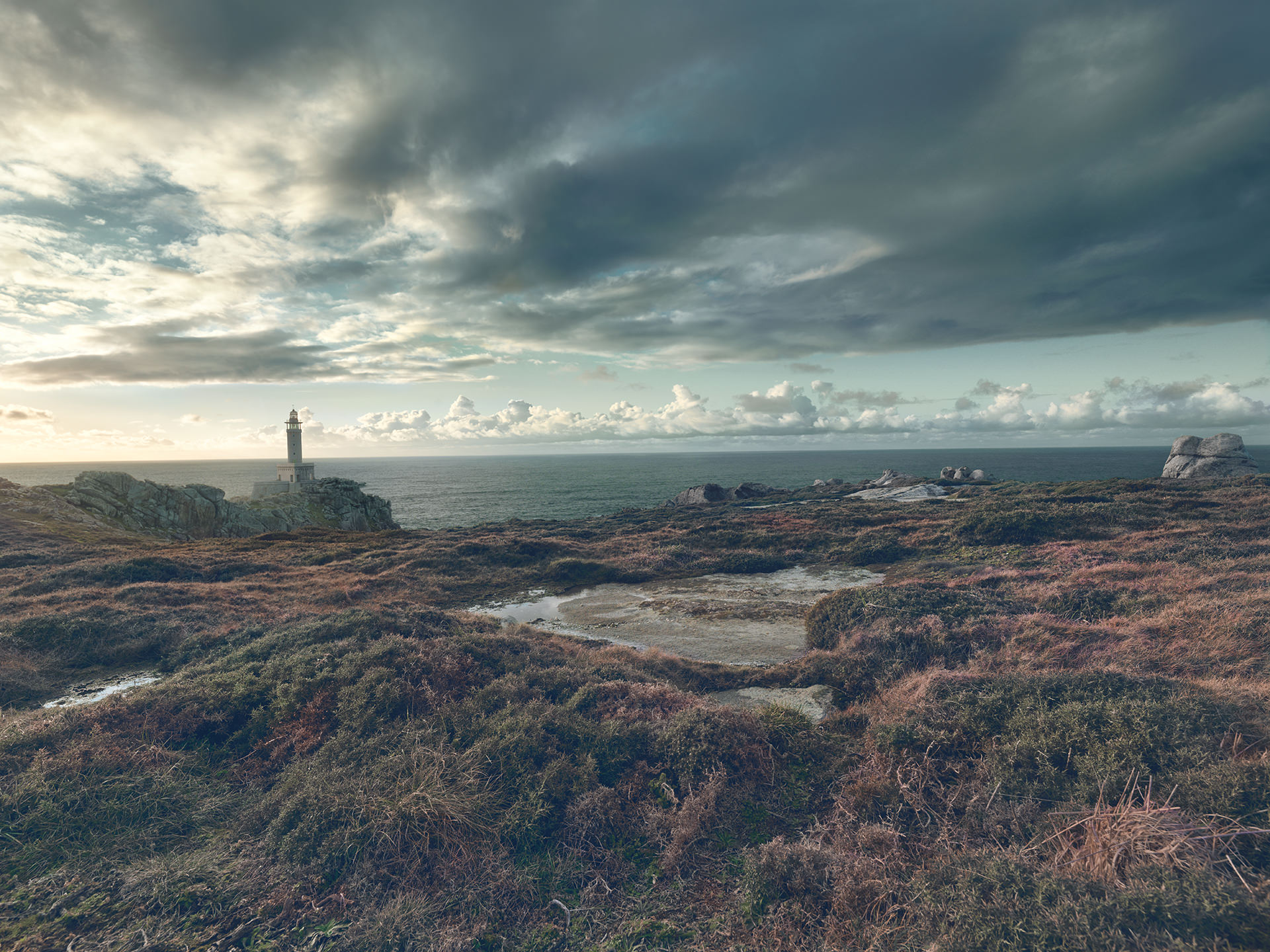 ©ankeluckmann1720, coast, galicia, green, landscape, rocks, spain, anke luckmann, www.ankeluckmann.com, lighthouse