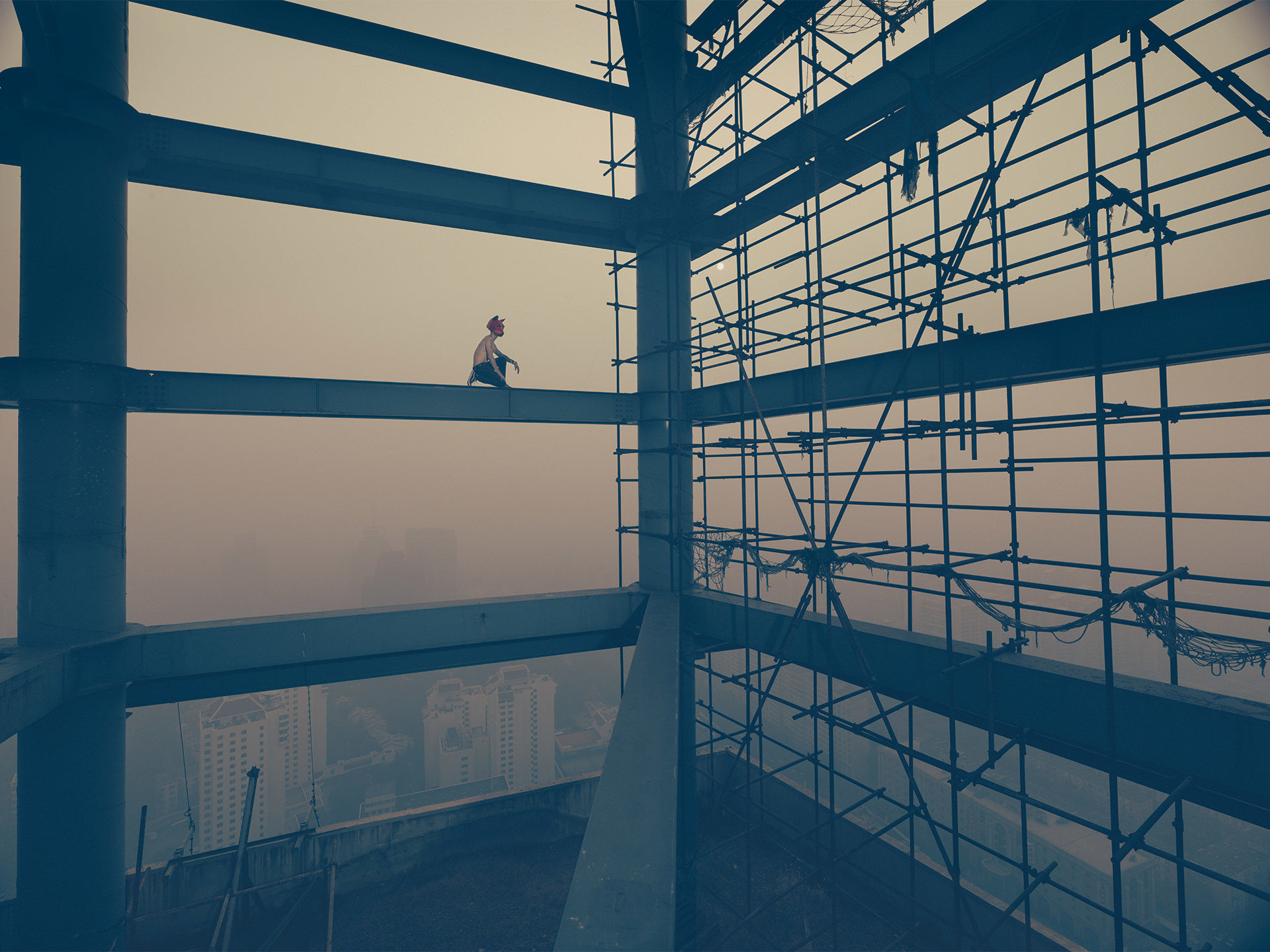 2016, china, beijing, personal work, mask, model: leigton, mask: wintercroft