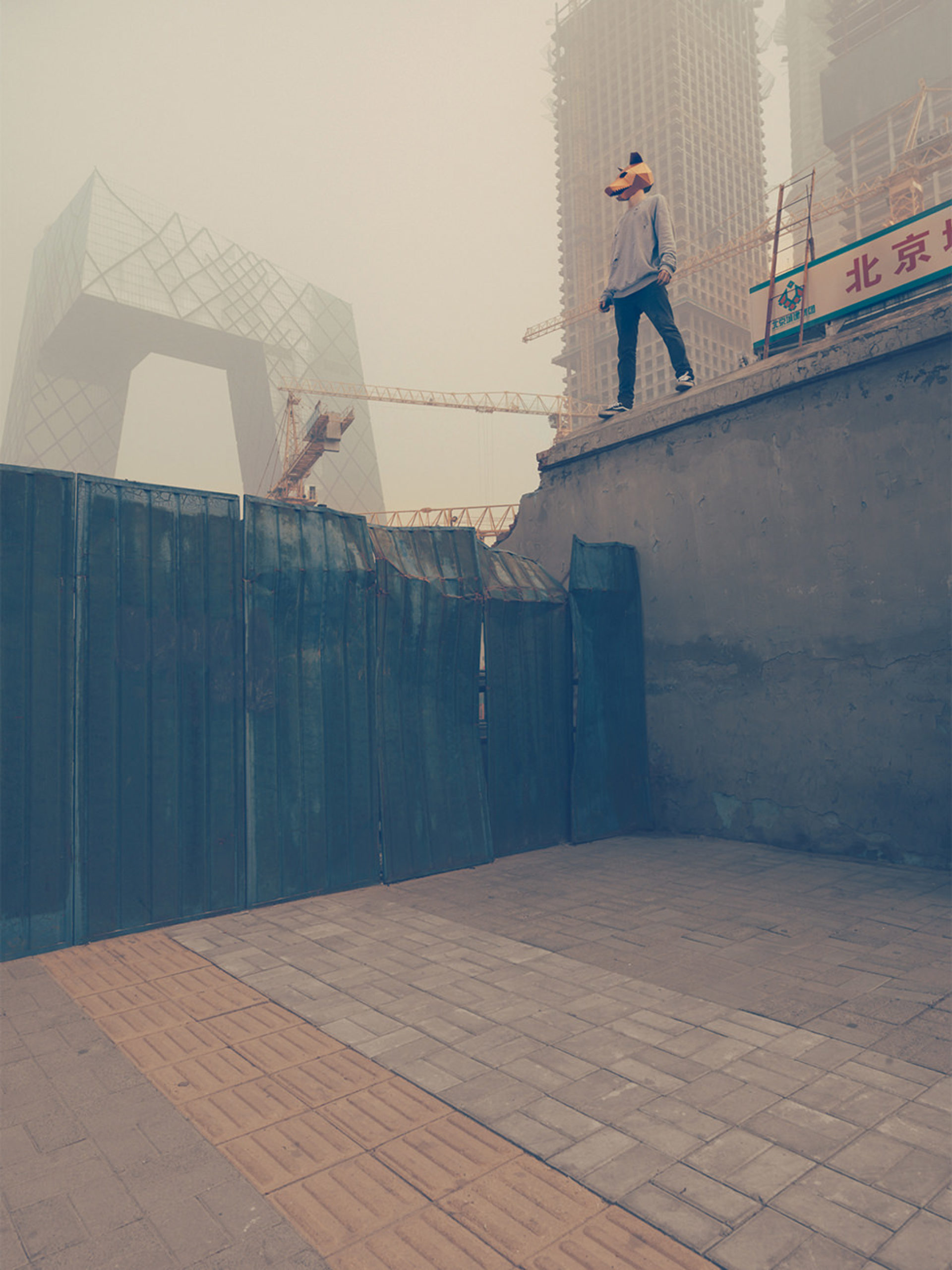 2016, china, beijing, personal work, mask, model: leigton, mask: wintercroft