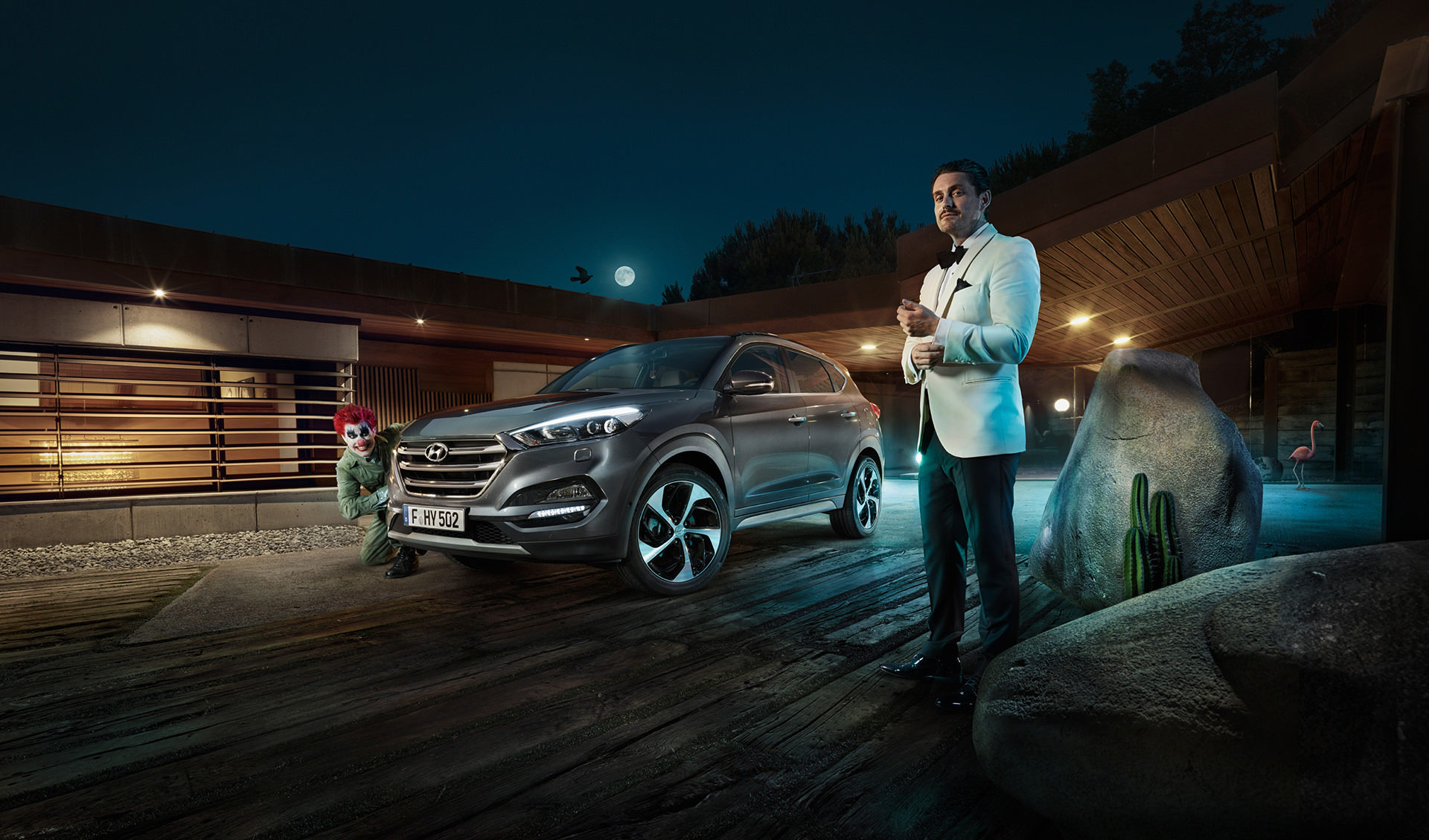 Hyundai Tucson Campaign, Kai Tietz, hyundai tuscon, spain, transportation, advertising, film poster, Aimaq von Lowenstein GmbH, www.ankeluckmann.com, anke luckmann, night