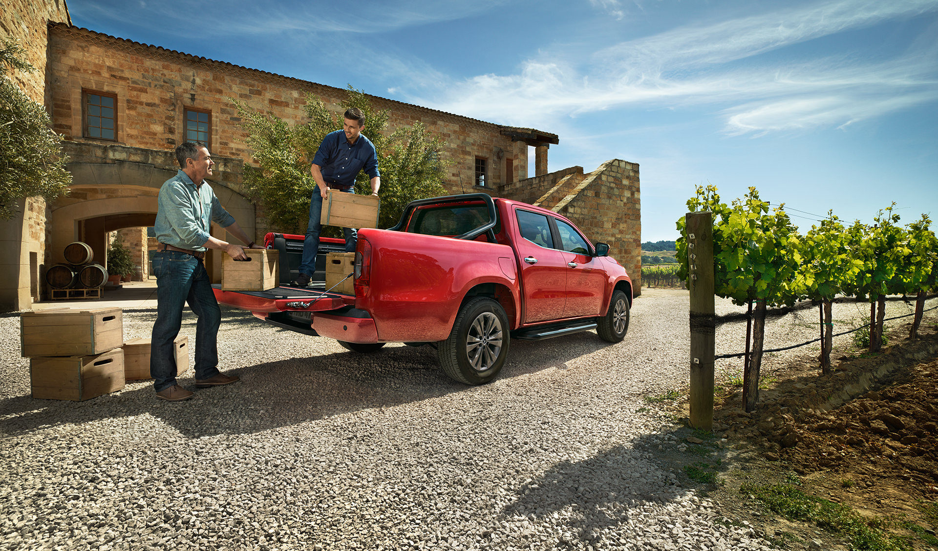 Mercedes Benz X-Klasse, Anke Luckmann, ©ankeluckmann, campaign, LLR, kai tietz, www.ankeluckmann.com, winery