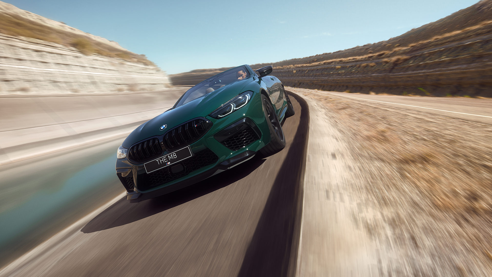 BMW M8 Cabrio racing green