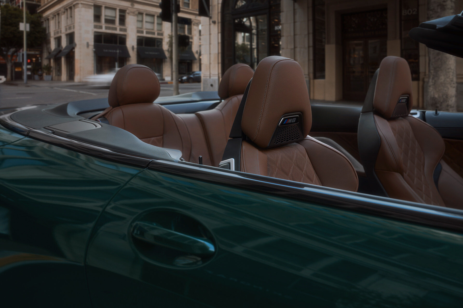 BMW M8 Cabrio racing green