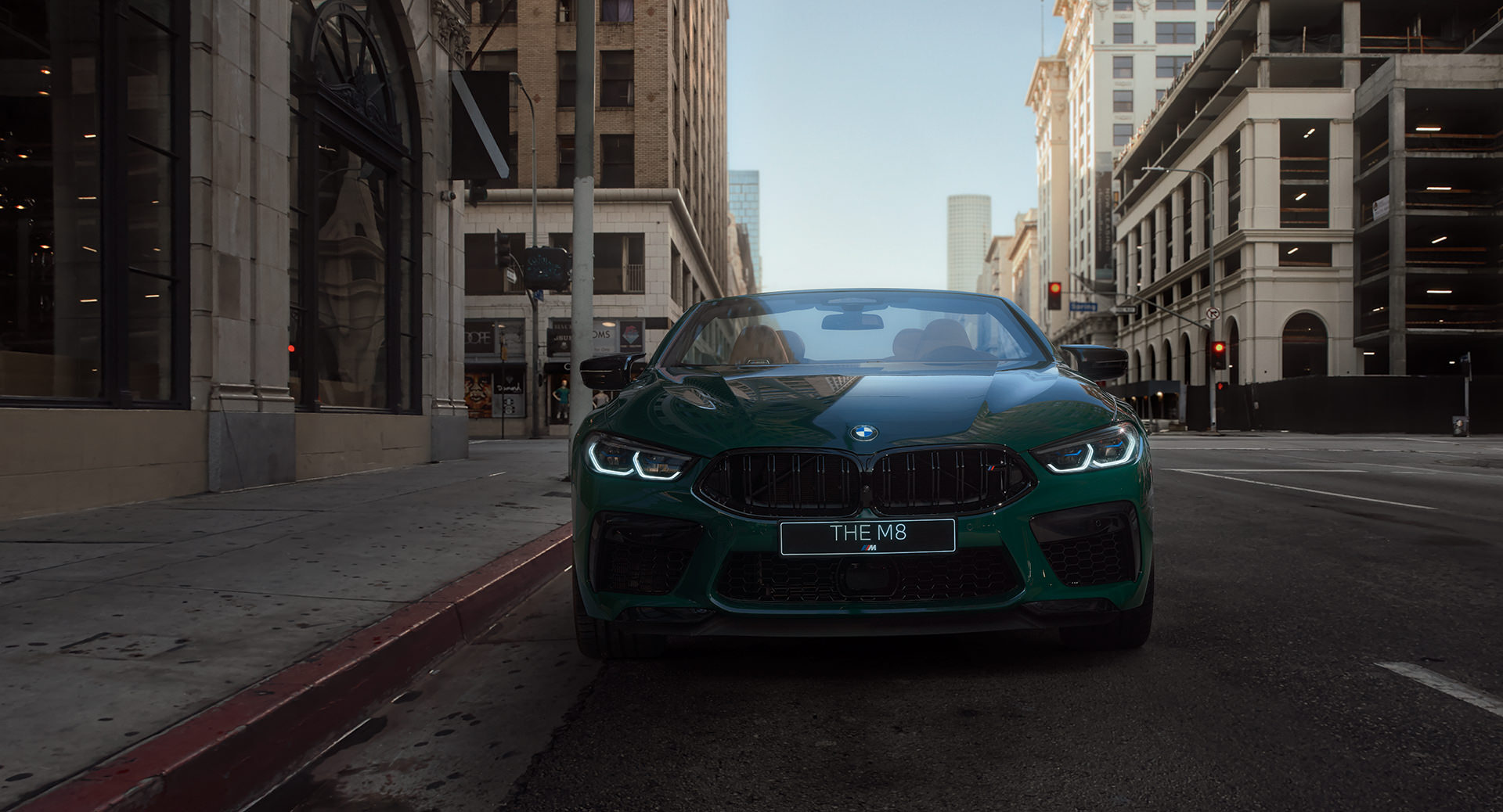 BMW M8 Cabrio racing green