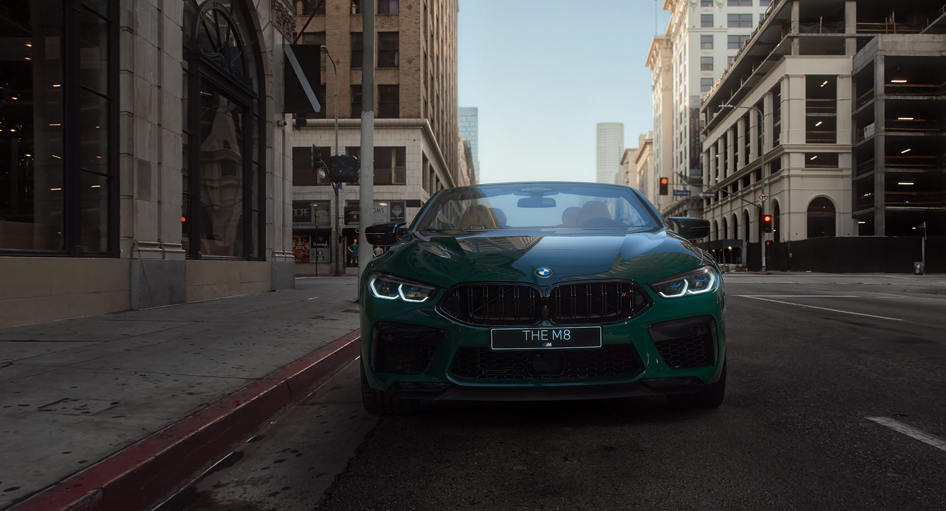 BMW M8 Cabrio racing green