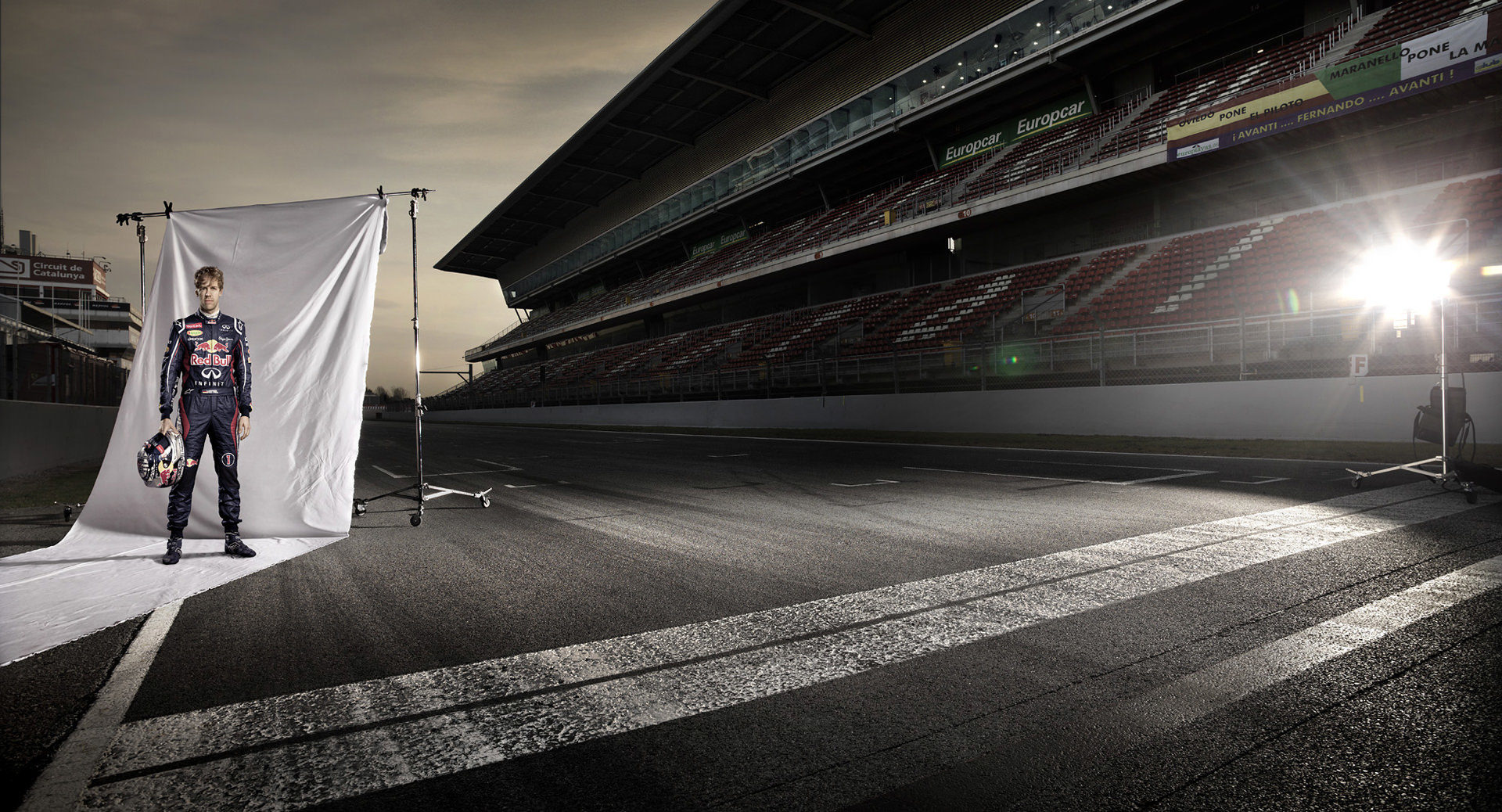 GQ Sebastian Vettel, Anke Luckmann; Kai Tietz, barcelona, circuit de catalunya, formel 1, f1, formula 1, racing, www.ankeluckmann.com