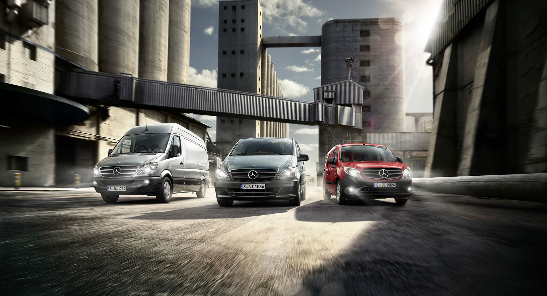 MB Vans Startbox LLR, Mercedes-Benz, transportation, Anke Luckmann, Kai Tietz, LLR, Vans, Spain, www.ankeluckmann.com, recom, cgi, sprinter, vito, citan