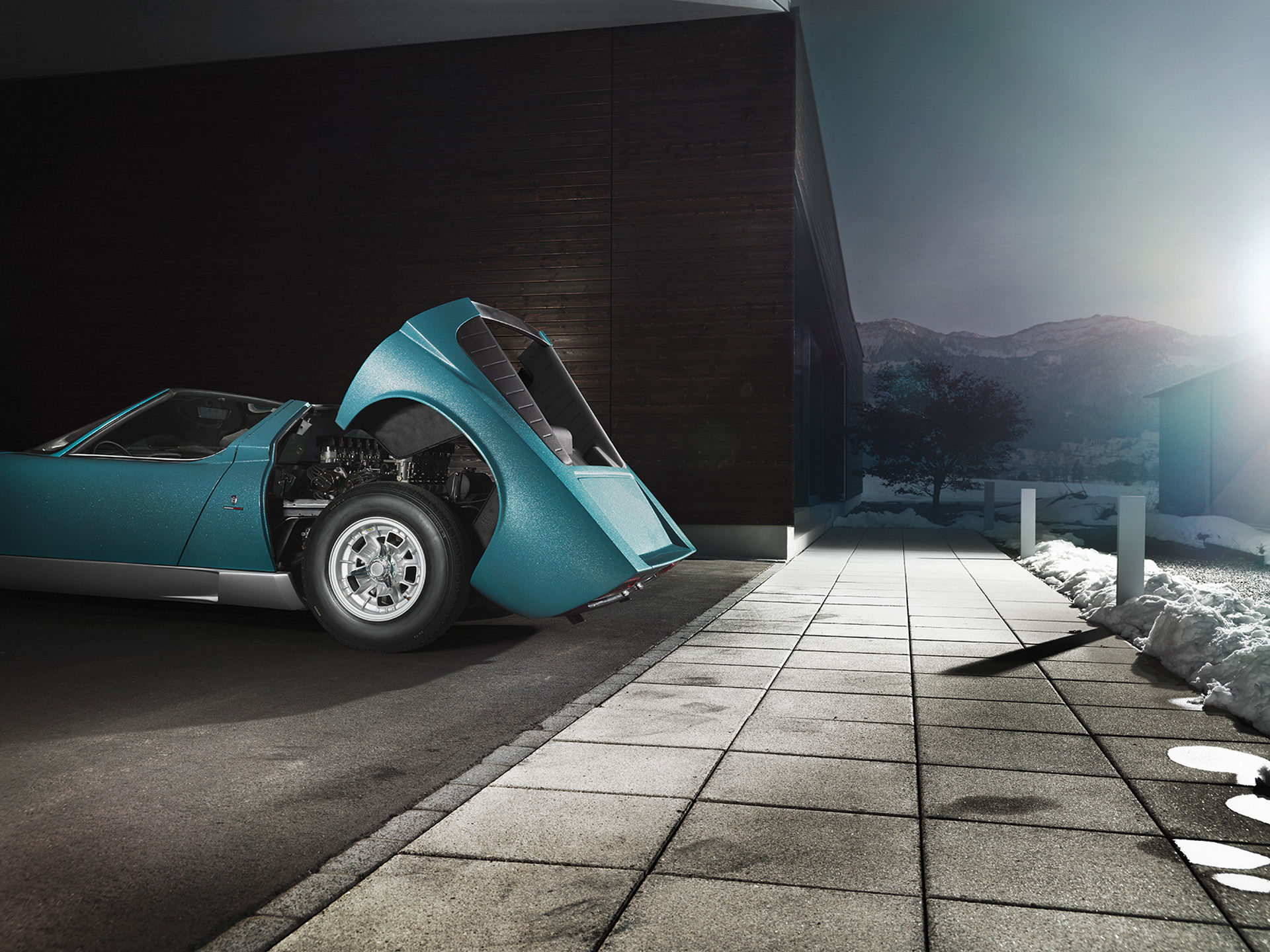 Lamborghini, Miura Roadster, Lamborghini Magazine, Schweiz, anke luckmann, www.ankeluckmann.com, kai tietz, blue, transportation, classic car