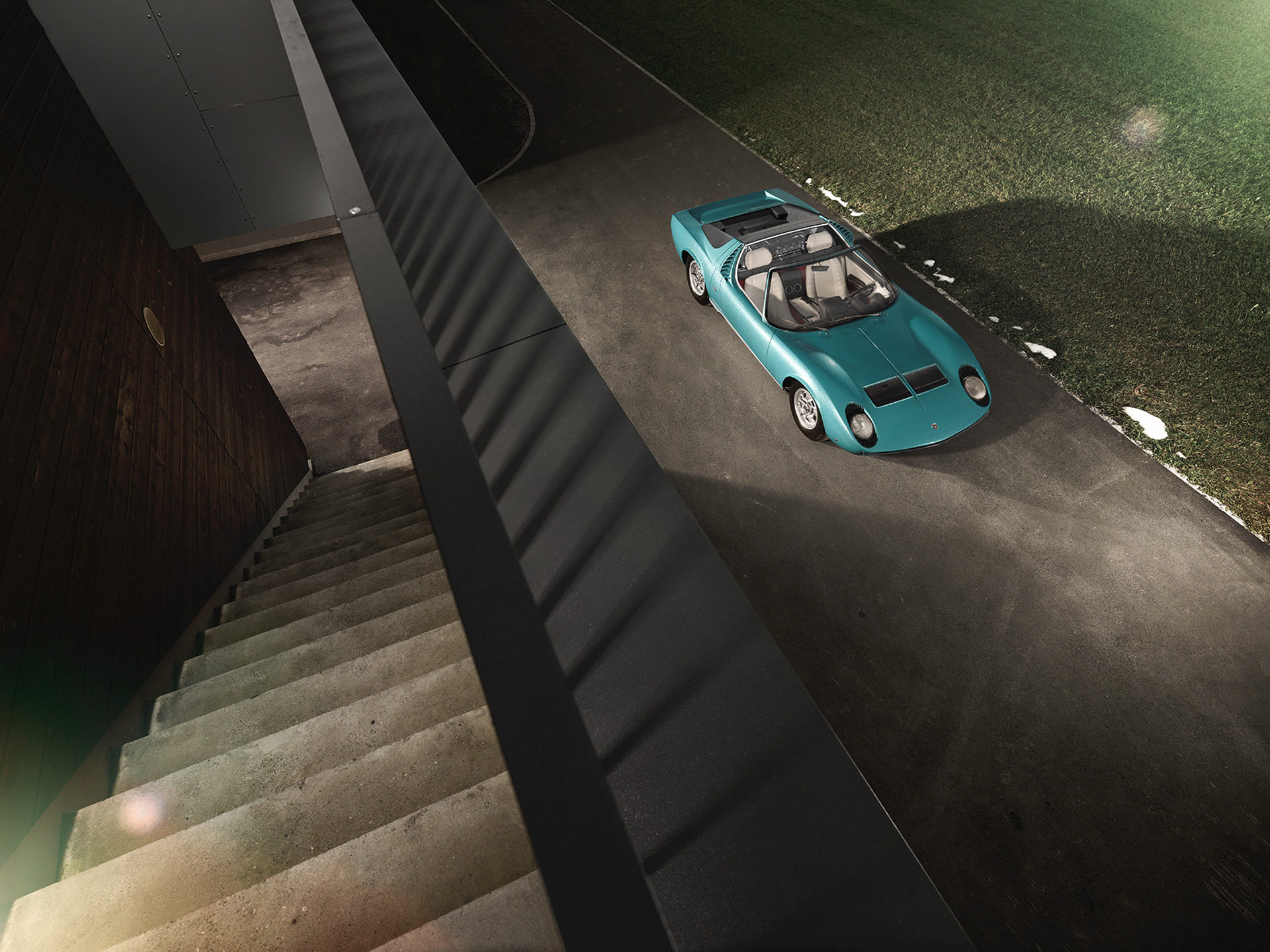 Lamborghini, Miura Roadster, Lamborghini Magazine, Schweiz, anke luckmann, www.ankeluckmann.com, kai tietz, blue, transportation, classic car